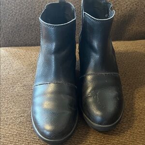 Black Leather Ankle Boots Sorel